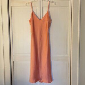 Bacio Coral Slip Dress